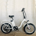 China Ebike 20 Inch Folding Frame Gear Bafang Motor Adult Lady Fat Tire Beach Cruiser Electric Bike Bicycle